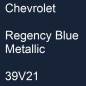 Preview: Chevrolet, Regency Blue Metallic, 39V21.